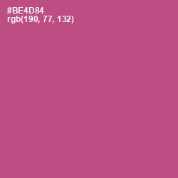 #BE4D84 - Tapestry Color Image