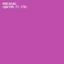 #BE4DAC - Tapestry Color Image