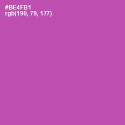 #BE4FB1 - Wisteria Color Image