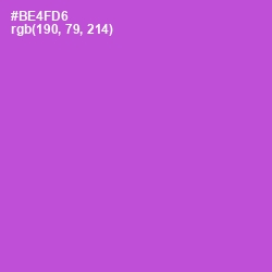 #BE4FD6 - Amethyst Color Image