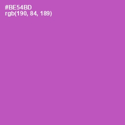 #BE54BD - Wisteria Color Image