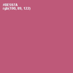 #BE597A - Cadillac Color Image