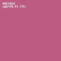 #BE5B83 - Tapestry Color Image