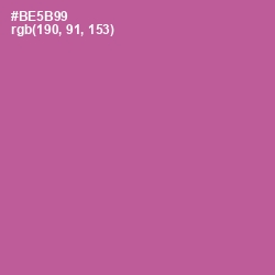 #BE5B99 - Tapestry Color Image