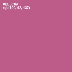 #BE5C89 - Tapestry Color Image