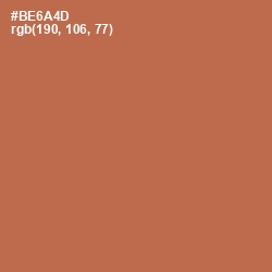 #BE6A4D - Santa Fe Color Image