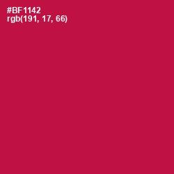 #BF1142 - Jazzberry Jam Color Image
