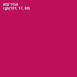 #BF1158 - Jazzberry Jam Color Image