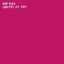 #BF1565 - Lipstick Color Image