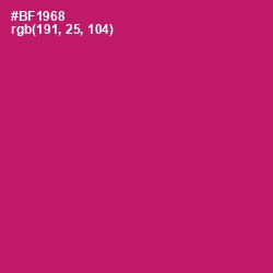 #BF1968 - Lipstick Color Image