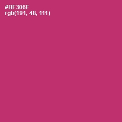 #BF306F - Hibiscus Color Image