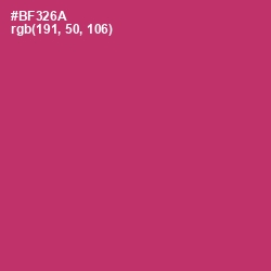 #BF326A - Hibiscus Color Image