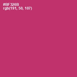 #BF326B - Hibiscus Color Image
