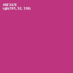 #BF347E - Hibiscus Color Image