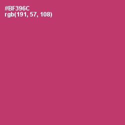 #BF396C - Hibiscus Color Image