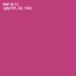 #BF3E7C - Hibiscus Color Image