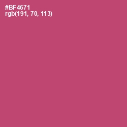 #BF4671 - Blush Color Image