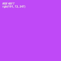 #BF48F7 - Lavender Color Image