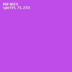 #BF4BE9 - Lavender Color Image