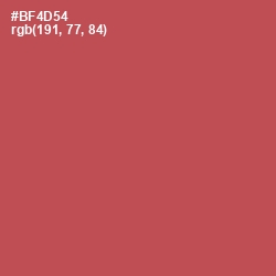 #BF4D54 - Chestnut Color Image