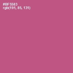 #BF5583 - Tapestry Color Image