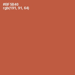 #BF5B40 - Crail Color Image