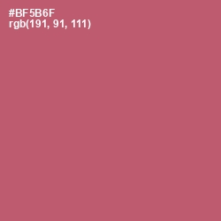 #BF5B6F - Cadillac Color Image