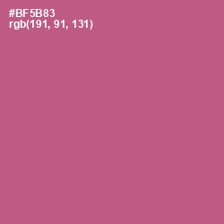 #BF5B83 - Tapestry Color Image