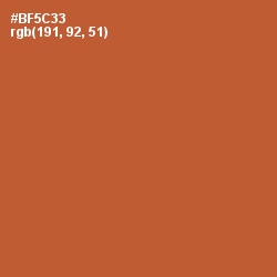 #BF5C33 - Tuscany Color Image