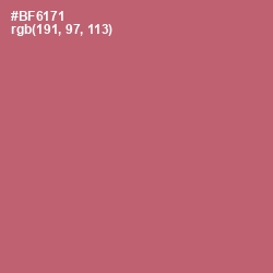 #BF6171 - Coral Tree Color Image