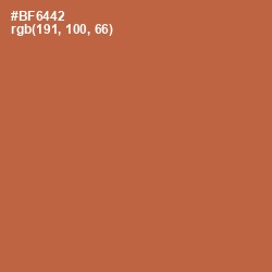 #BF6442 - Santa Fe Color Image