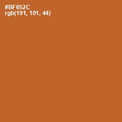 #BF652C - Copper Color Image