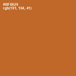 #BF6829 - Copper Color Image