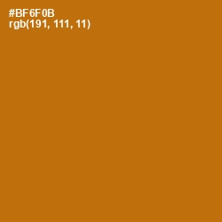 #BF6F0B - Mai Tai Color Image