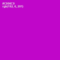 #C006C9 - Shocking Pink Color Image