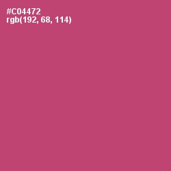 #C04472 - Cabaret Color Image