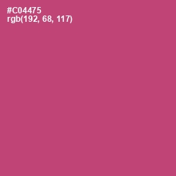#C04475 - Cabaret Color Image