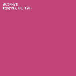 #C04478 - Cabaret Color Image