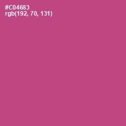 #C04683 - Mulberry Color Image