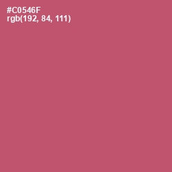 #C0546F - Cabaret Color Image