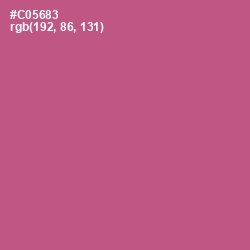#C05683 - Mulberry Color Image