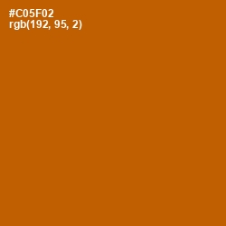 #C05F02 - Tenn Color Image