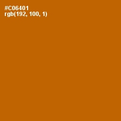 #C06401 - Indochine Color Image