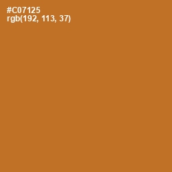 #C07125 - Ochre Color Image