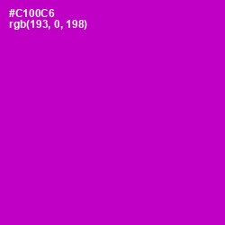 #C100C6 - Shocking Pink Color Image