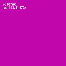 #C107AC - Red Violet Color Image