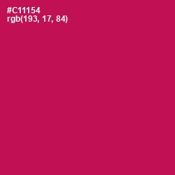 #C11154 - Maroon Flush Color Image