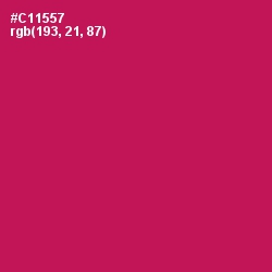 #C11557 - Maroon Flush Color Image