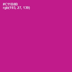 #C11B8B - Red Violet Color Image