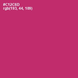 #C12C6D - Cerise Red Color Image